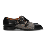 Haut à chevrons noir et gris antique Two Buckles