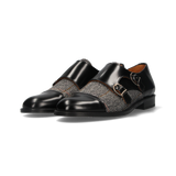 Haut à chevrons noir et gris antique Two Buckles