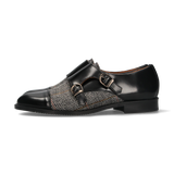 Haut à chevrons noir et gris antique Two Buckles