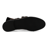 Haut à chevrons noir et gris antique Two Buckles