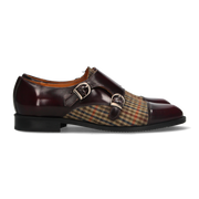 Copete Dos Hebillas Antik Burdeos-Pata de Gallo