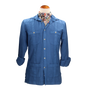 CHEMISE CUBAINE MARINE