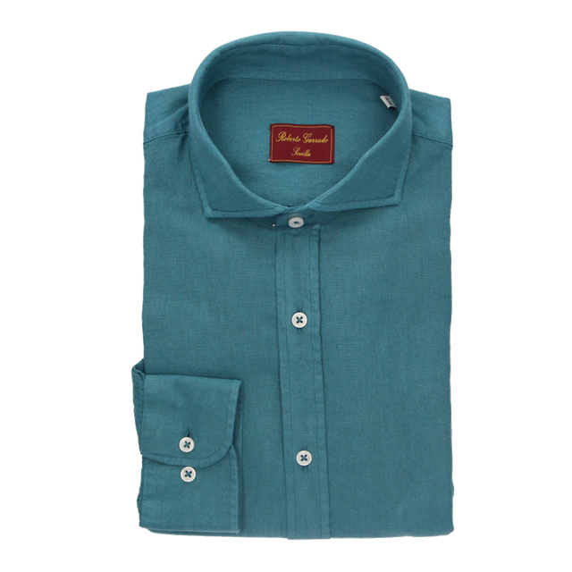 CAMISA PT M/L AZULINA C/SIN BOTON