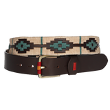 CINT. ARG. BEIGE AD. TURQUOISE BLUE