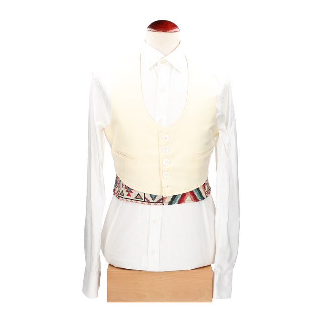 Saturn bone jacket and waistcoat