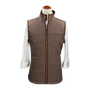 CHALECO ESPIGA POLAR MARRON
