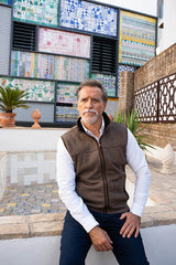 Camel Polar Herringbone Vest