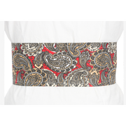 Ceinture en cachemire rouge