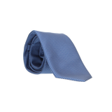 CORBATA  AZUL PUNTOS CELESTE