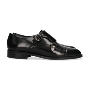 Haut noir antique à double boucle