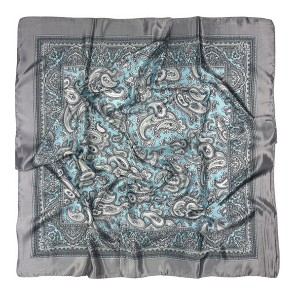 Écharpe en cachemire gris