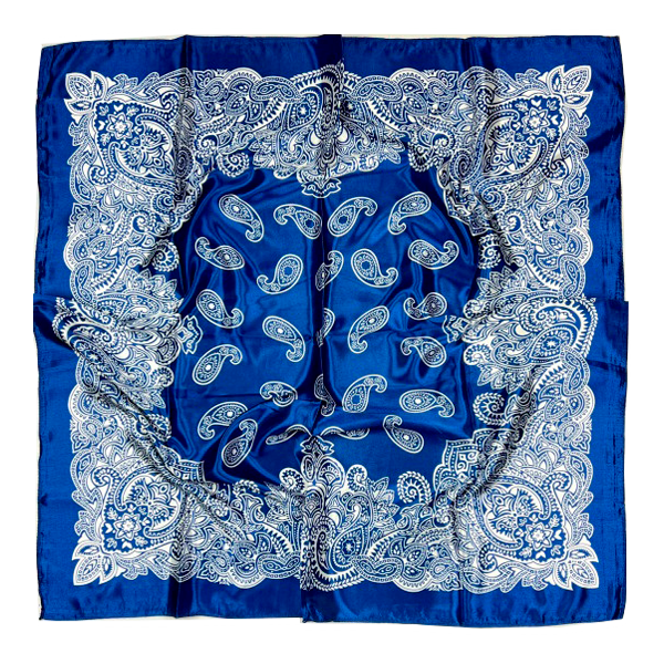 BRIGHT BLUE CASHMERE SCARF