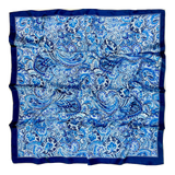 BLUE/LIGHT BLUE CASHMERE SCARF