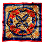 RED/BLUE CASHMERE SCARF