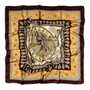 OCHRE/BROWN CASHMERE SCARF