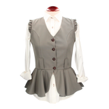 GILET KAKI DE CRÈTE