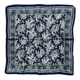 MOUCHOIR EN CACHEMIRE BLEU