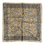 Écharpe marron avec cachemire