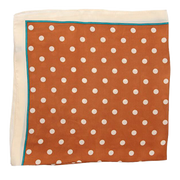 ÉCHARPE À POIS OCRE