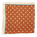 ÉCHARPE À POIS OCRE