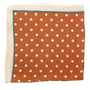 OCHRE POLKA DOT SCARF