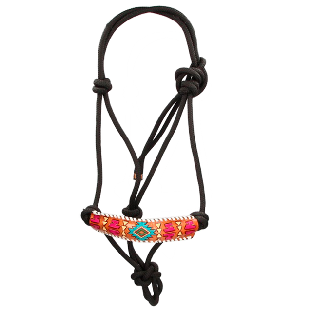 BLACK ENGRAVED ETHNIC STRING-UP CAB