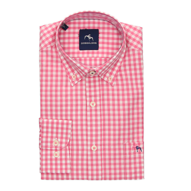 CAMISA CUADROS FUCSIA