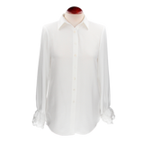 CAMISA  ENCAJE MANGAS