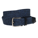 CINTURÓN TRENZADO AZUL