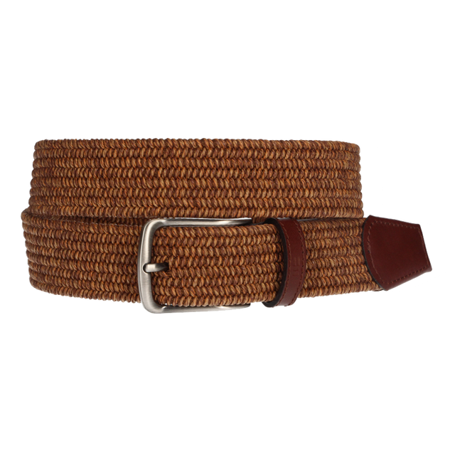 LEATHER BRAIDED BELT