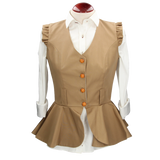 Gilet beige en Crète