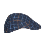 BONNET À CARREAUX BLEUS