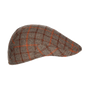 GORRA CUADROS MARRON