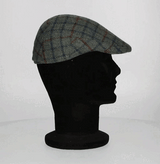 BONNET À CARREAUX BLEUS