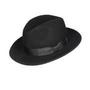 CHAPEAU NOIR À PAPILLON