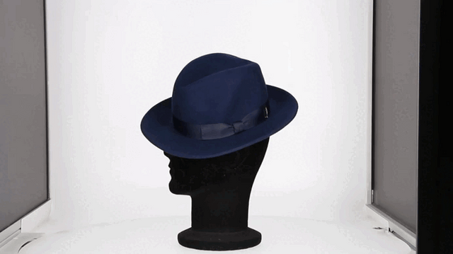 BLUE BOW HAT