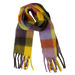 ÉCHARPE À CARREAUX JAUNE
