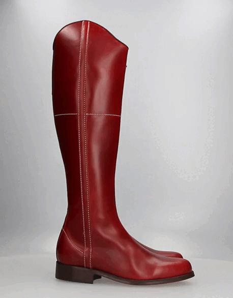 Bota Hípica Cremallera Cereza Valverde del Camino