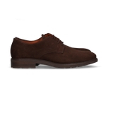 Zapatos con cordones trufa