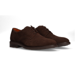 Zapatos con cordones trufa