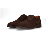 Zapatos con cordones trufa