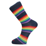 CALCETÍN ARCOIRIS AZUL
