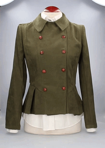 Paris Green Suede Jacket