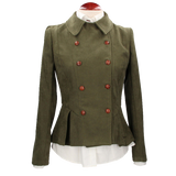 Paris Green Suede Jacket