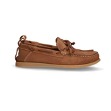 Cuir nubuck nautique caramel au sol