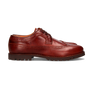 Brown Chopped Lace-Up Shoe