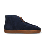 BOTTES DÉCONTRACTÉES EN DAIM BLEU MARINE