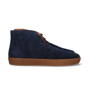 BOTTES DÉCONTRACTÉES EN DAIM BLEU MARINE