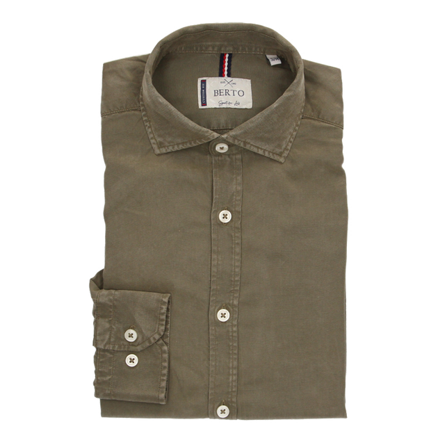 CHEMISE VERTE EN TENCEL