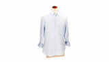 Light blue linen button-down shirt